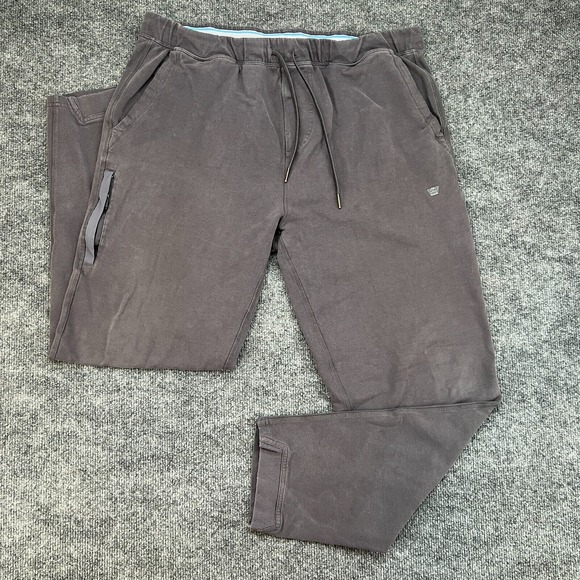Mack Weldon Other - Mack Weldon Ace Sweat Pants Mens XL Gray Zip Pocket Stretch Jogger Athleisure